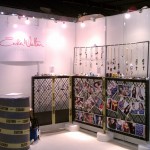 finished booth! tradeshow, rooms, japan, tokyo, fun, work, play, jewelry, alter ego by erika walton jewelry, erika walton, warner brothers, looney tunes, super heros, batman, superman, wonder woman, dinosaurs, tweety bird, sushi